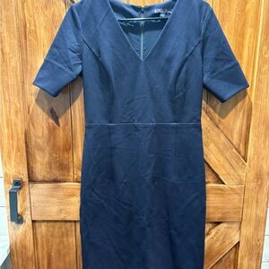 Brooks Brothers Navy Midi Dress